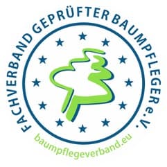 Kreisrundes Logo des Fachverbandes geprüfter Baumpfleger e.V.